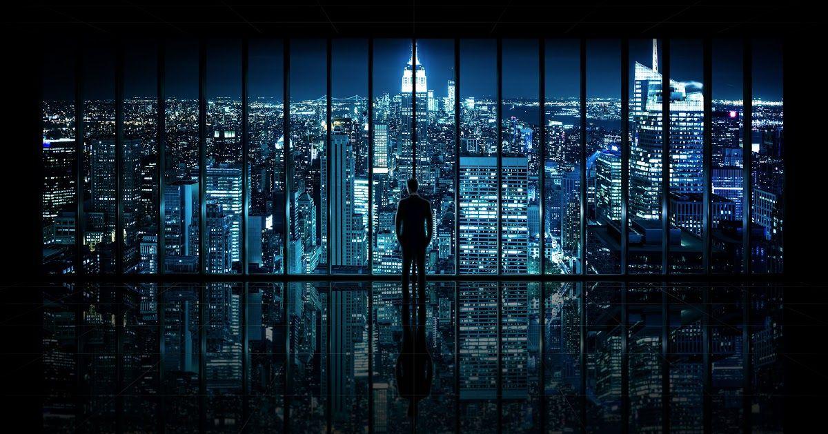 4k Wallpaper Anime City Gotham