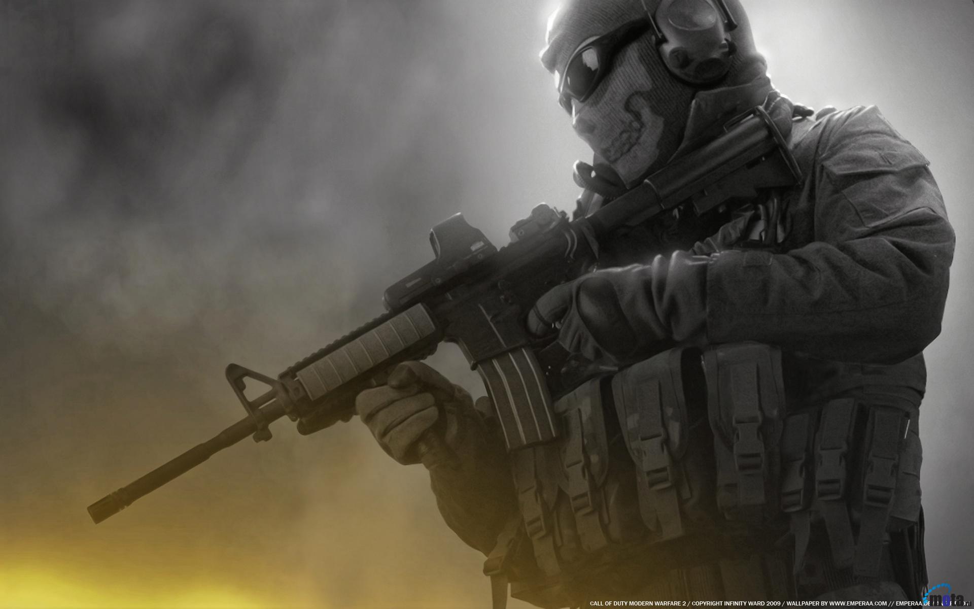 Call Of Duty Modern Warfare 2 Wallpaper Ghost 5942 Hd Wallpapers in 1920x1200