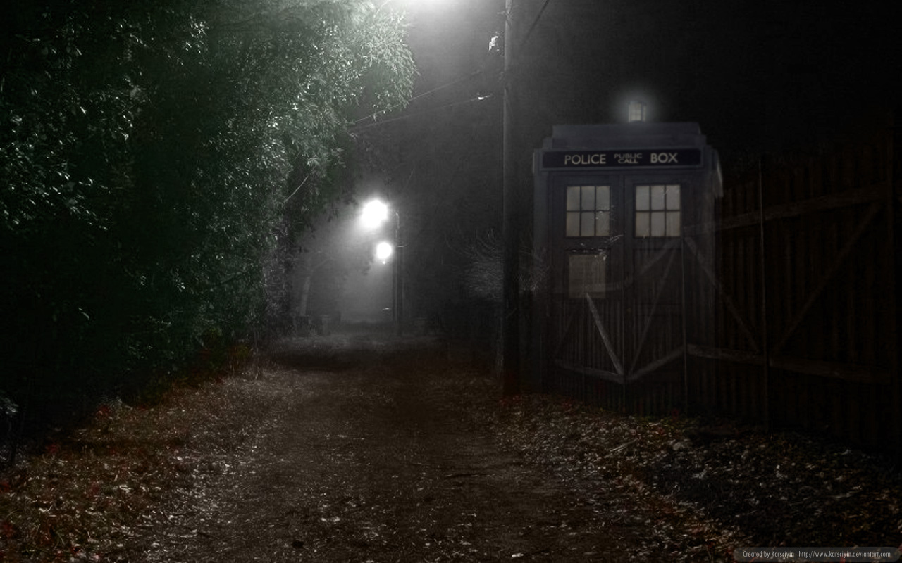 Tardis Doctor Who Nighttime HD Wallpaper General