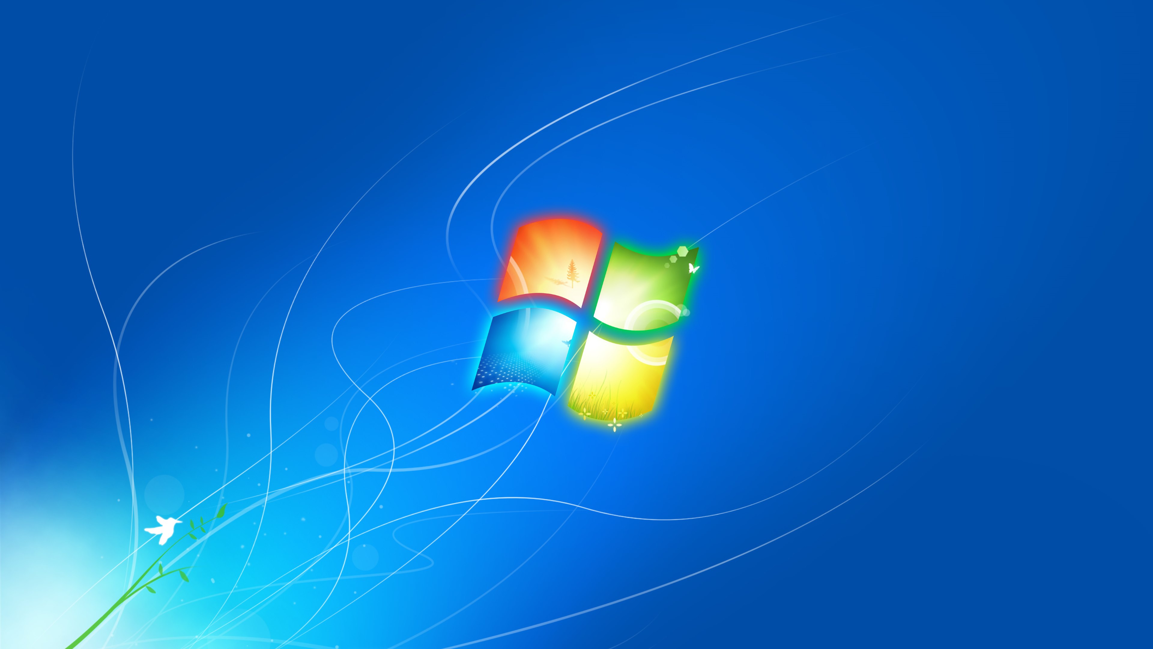 Windows Glass Logo Wallpaper HD