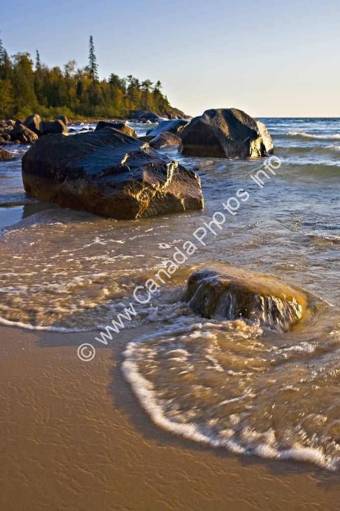 Puter Desktop Scenic Photo Lake Shore Superior Ontario