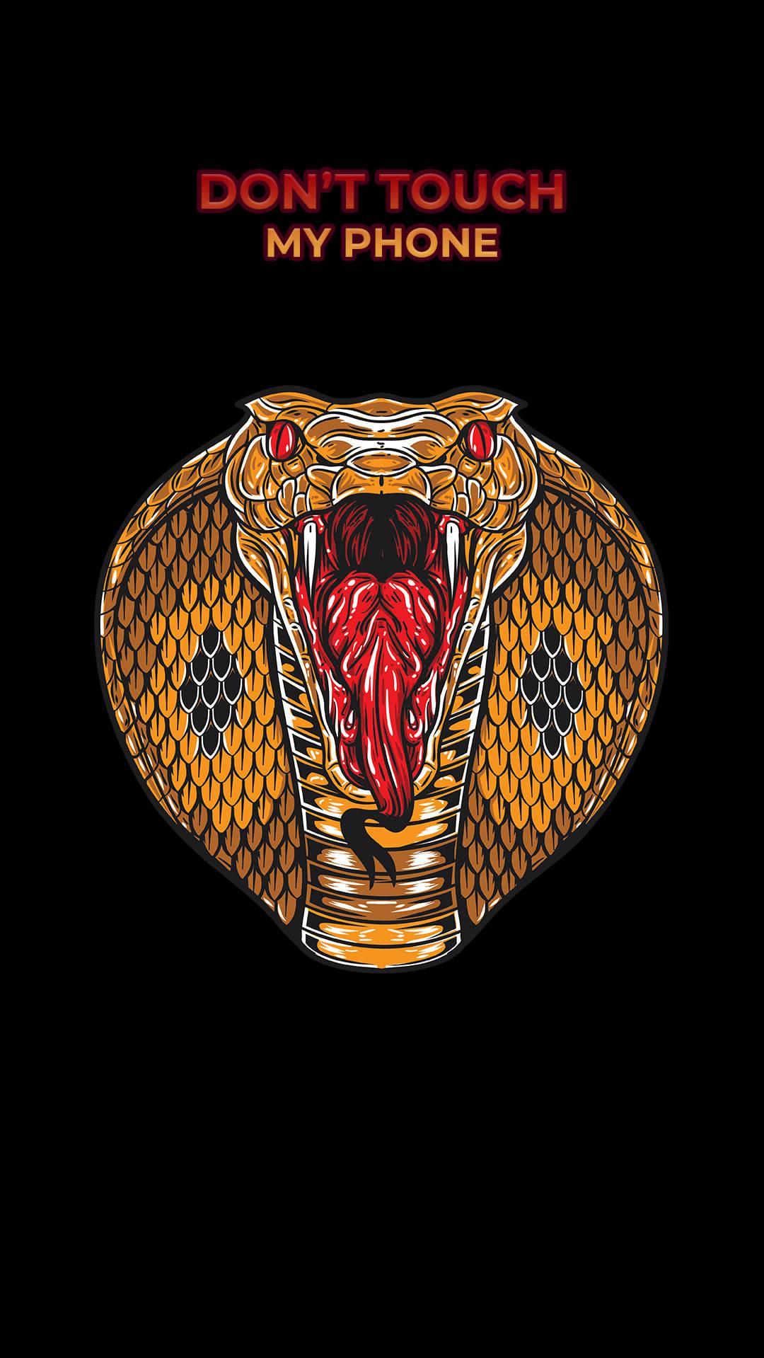 Don T Touch My Phone Cobra Wallpaper