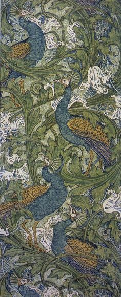 Wallpaper Design William Morris And Dragon