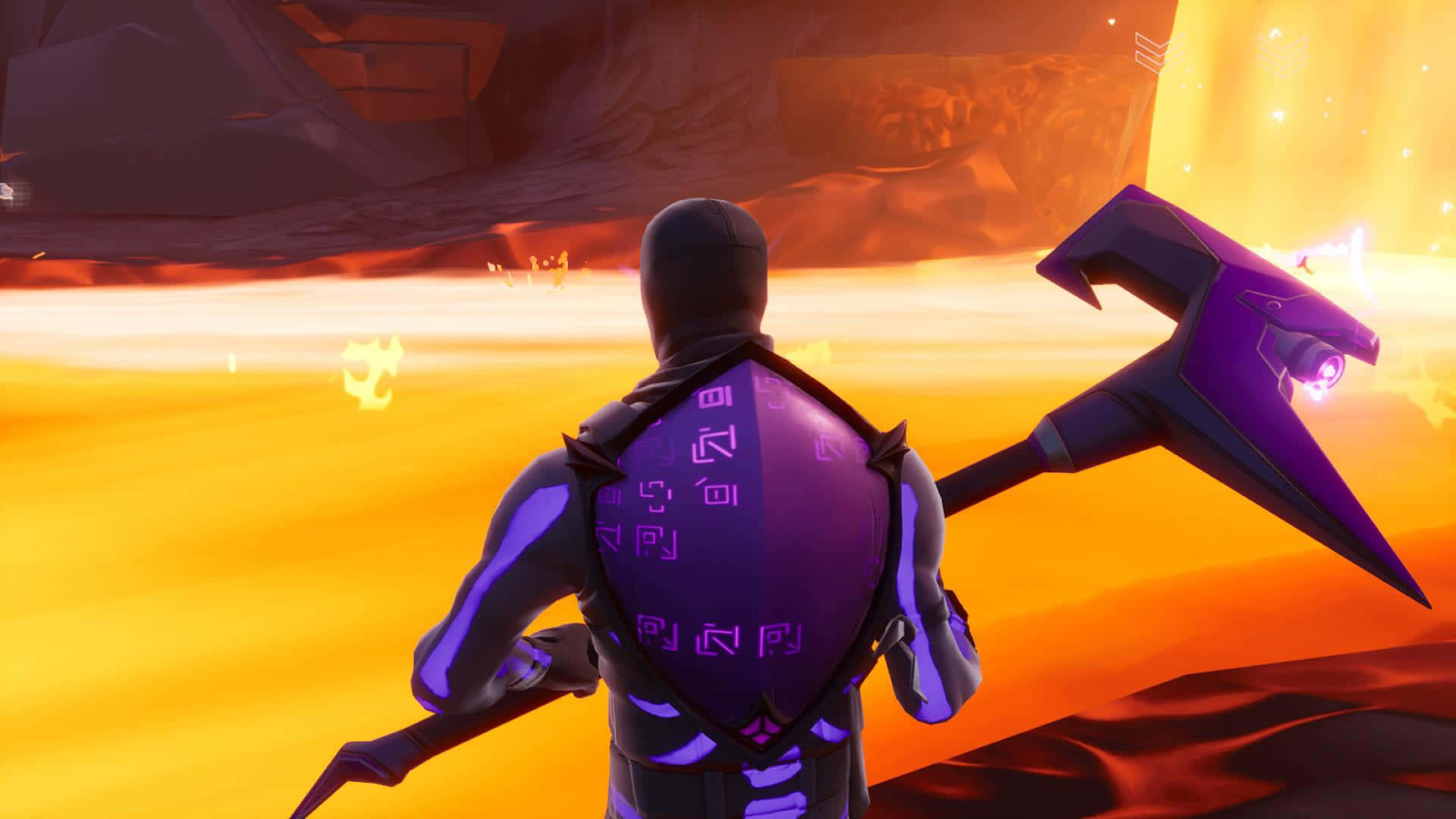Purple Skull Trooper Wallpaper