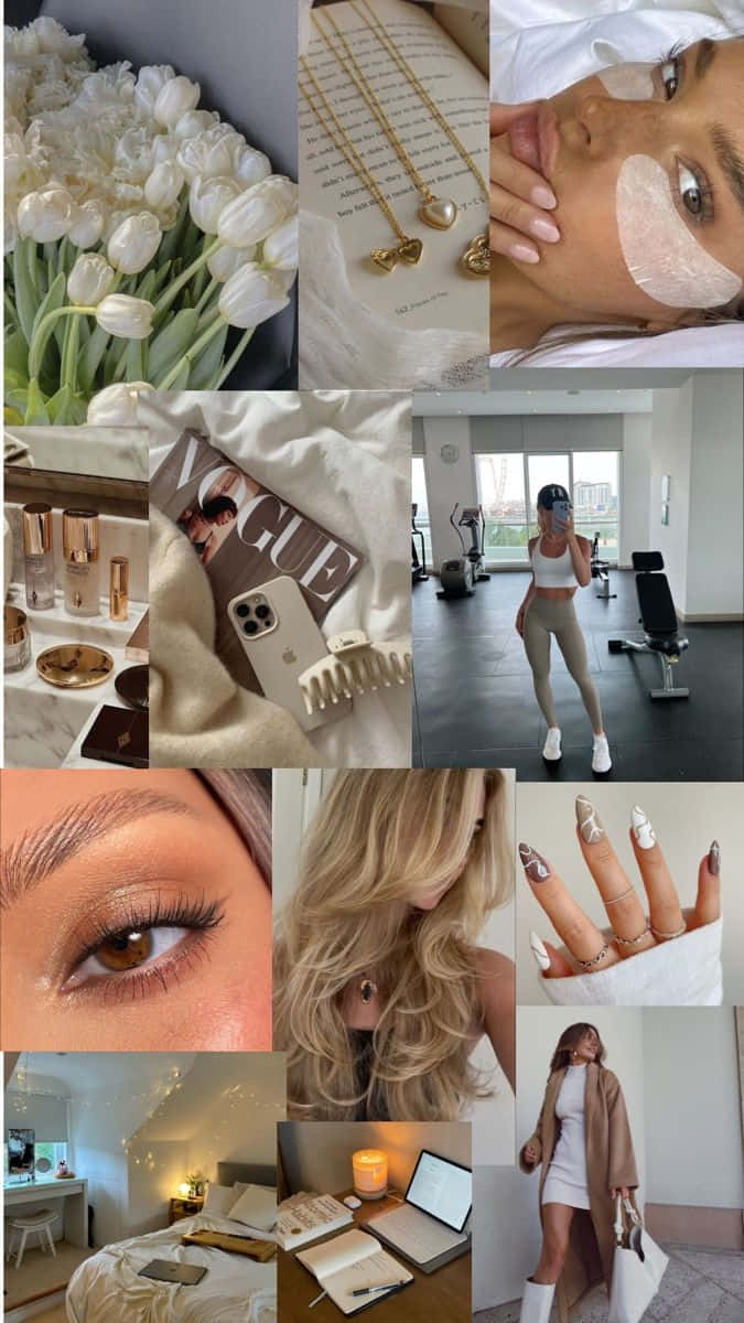 Gym Girl Aesthetic Wallpaper