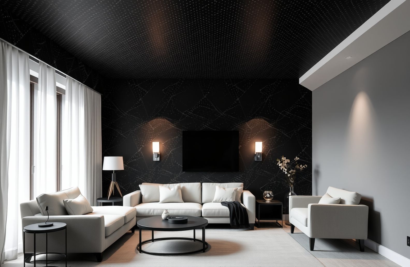 Matte Black Wallpaper
