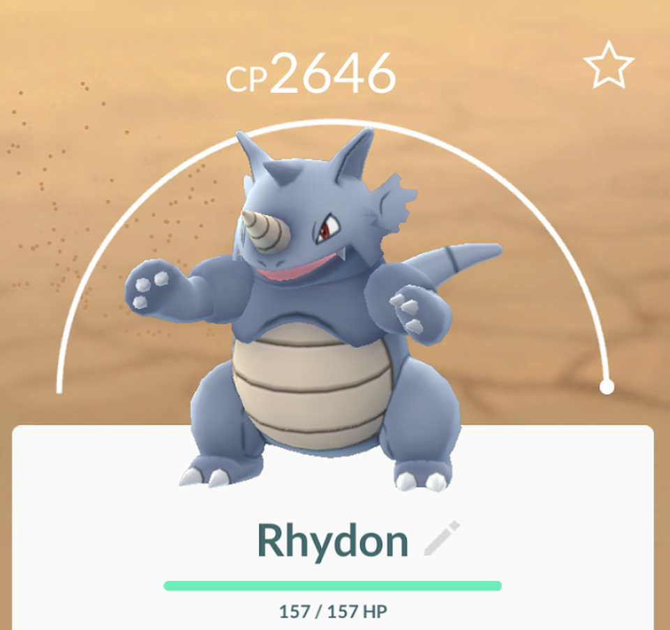 New Update Makes Big Changes To Cp In Pok Mon Go Rhydon Is A