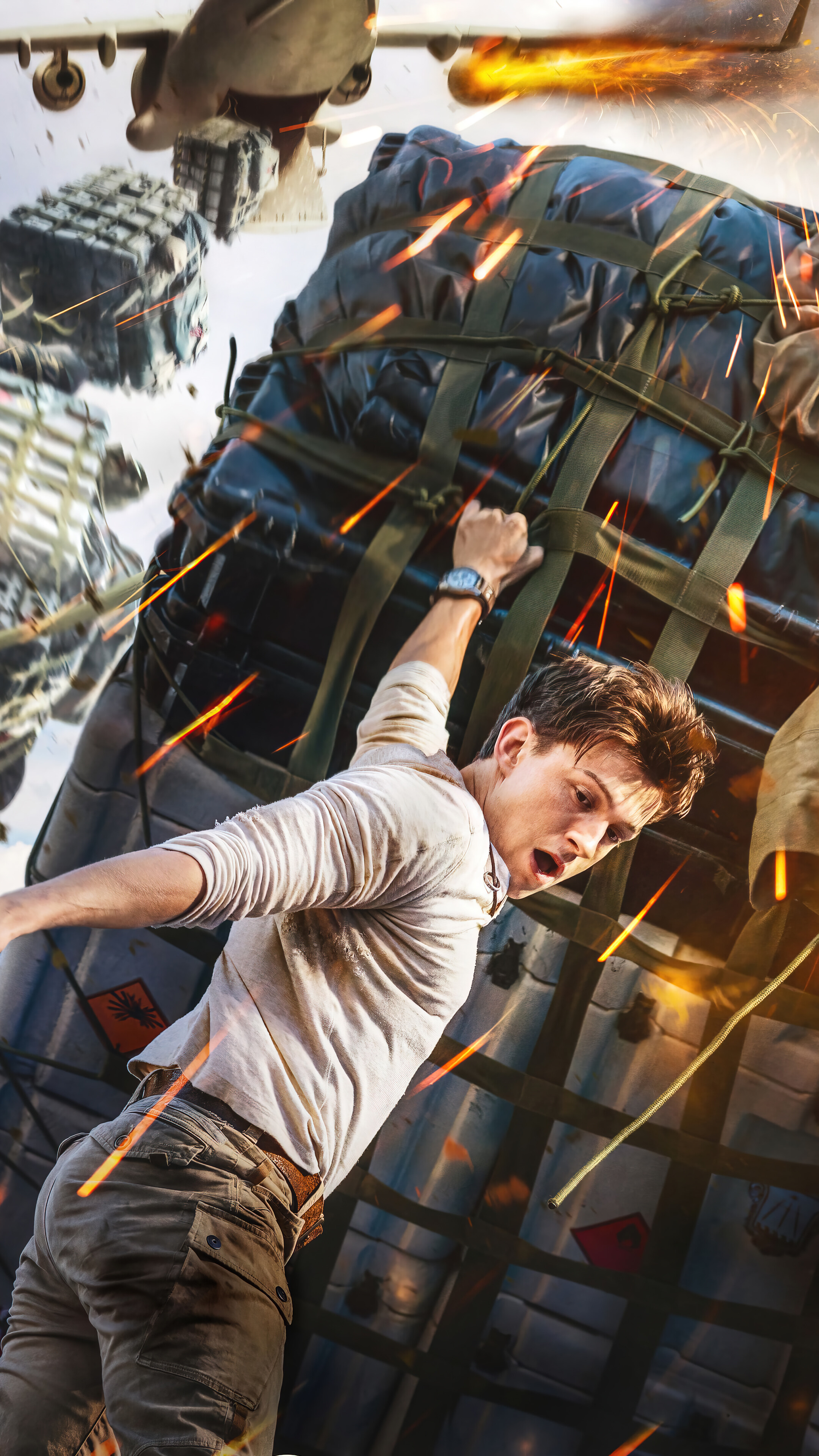 Uncharted Tom Holland Movie Wallpaper iPhone Phone 4k 600f
