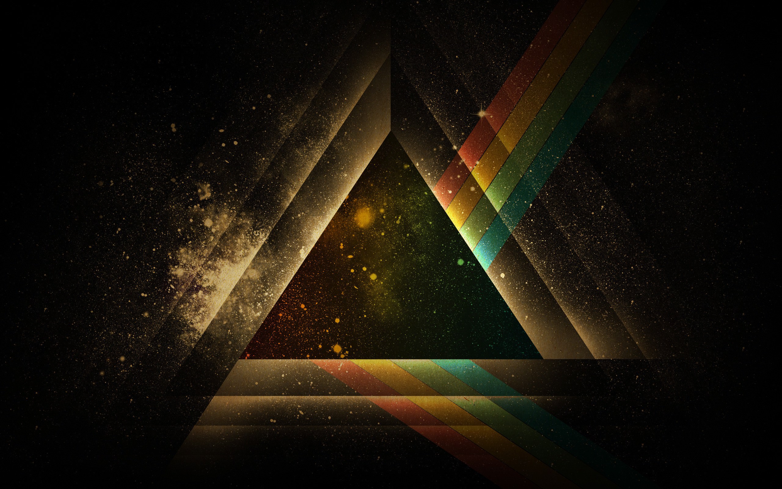Pink Floyd Abstract Prism Wallpaper DigitalArtio