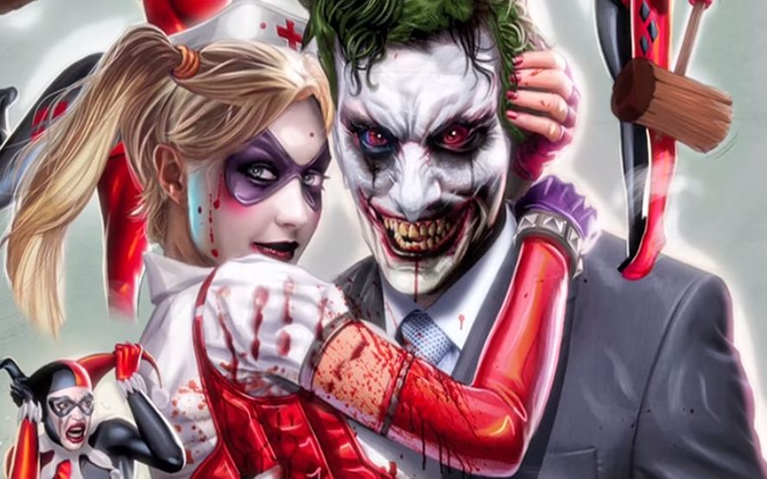 Joker And Harley Quinn Wallpaper HD Background