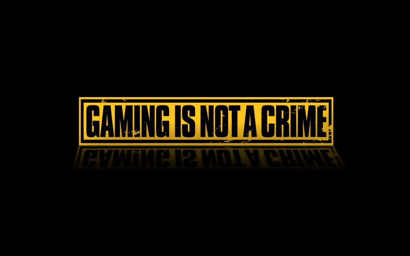 Gaming Is Not A Crime Wallpaper Fondo HD