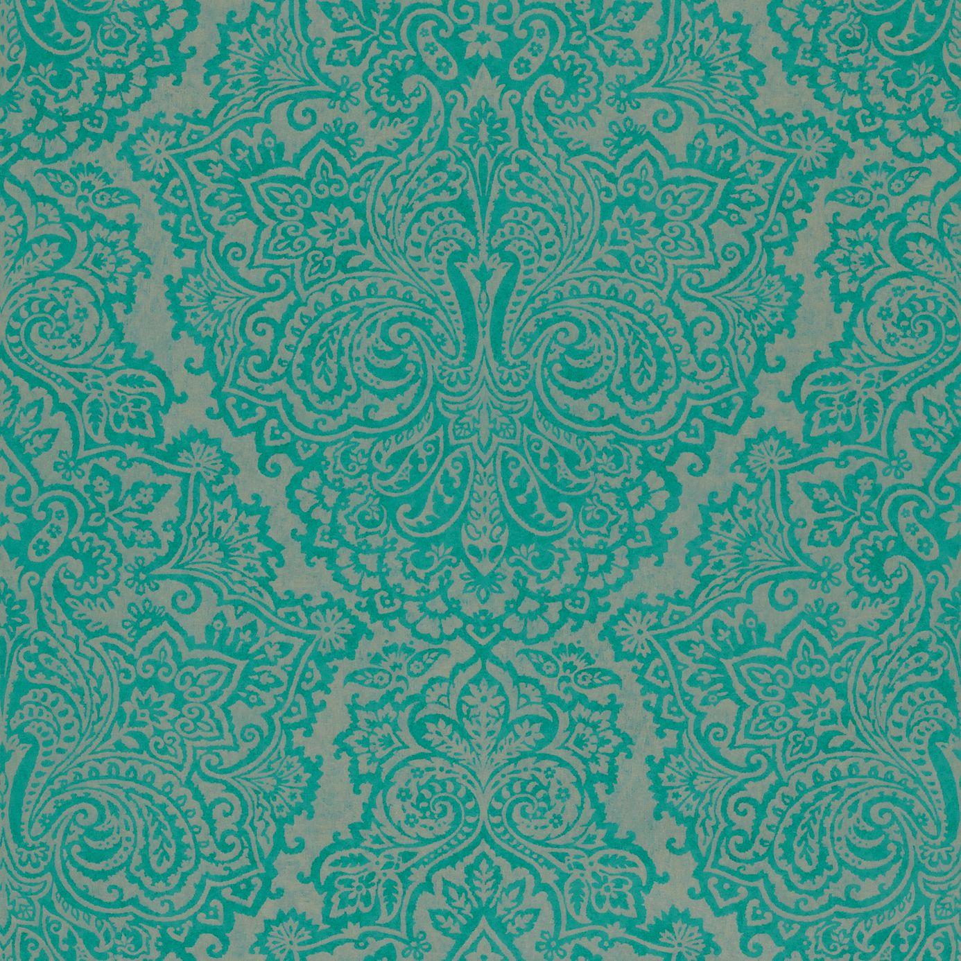 Harlequin Lucido Wallpaper Venezia Gilver Turquoise