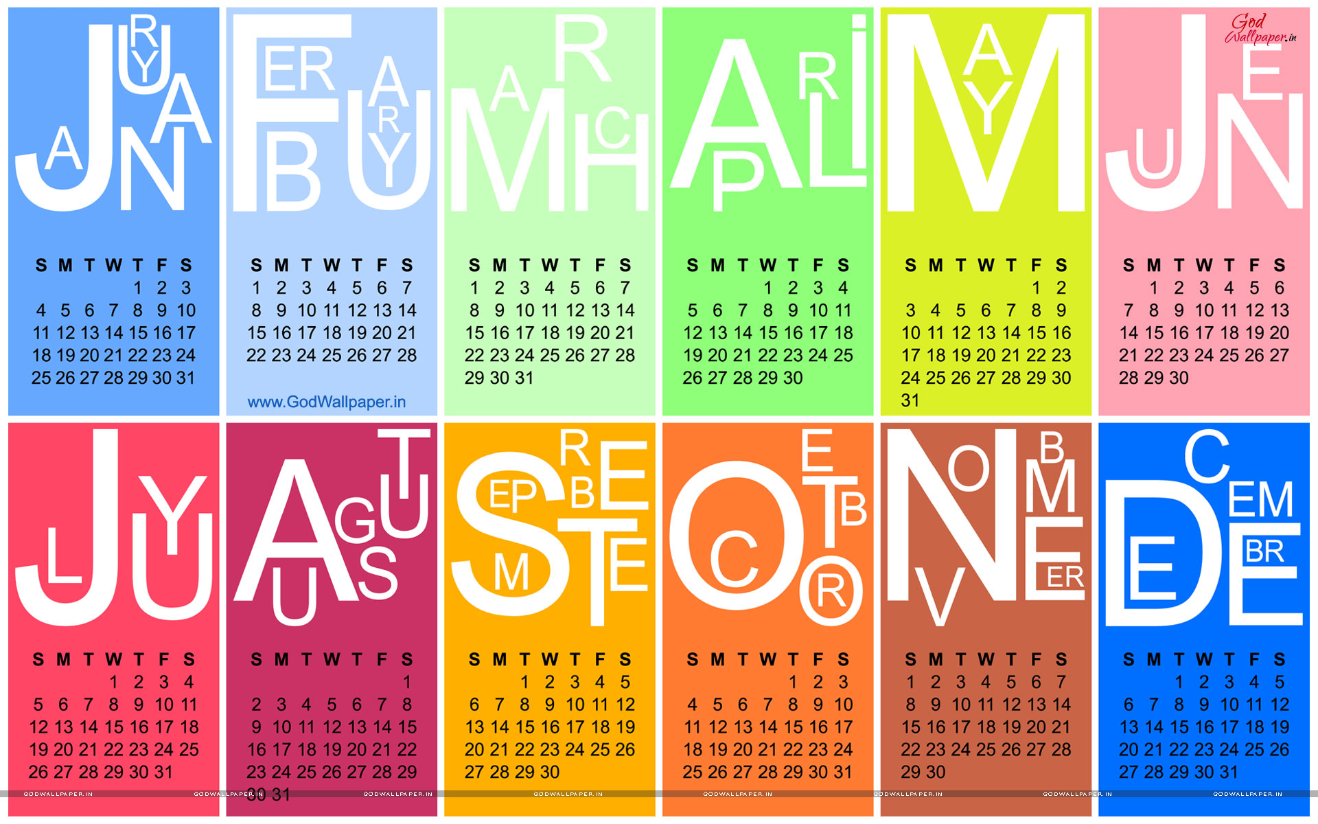 Computer Calendar Wallpaper