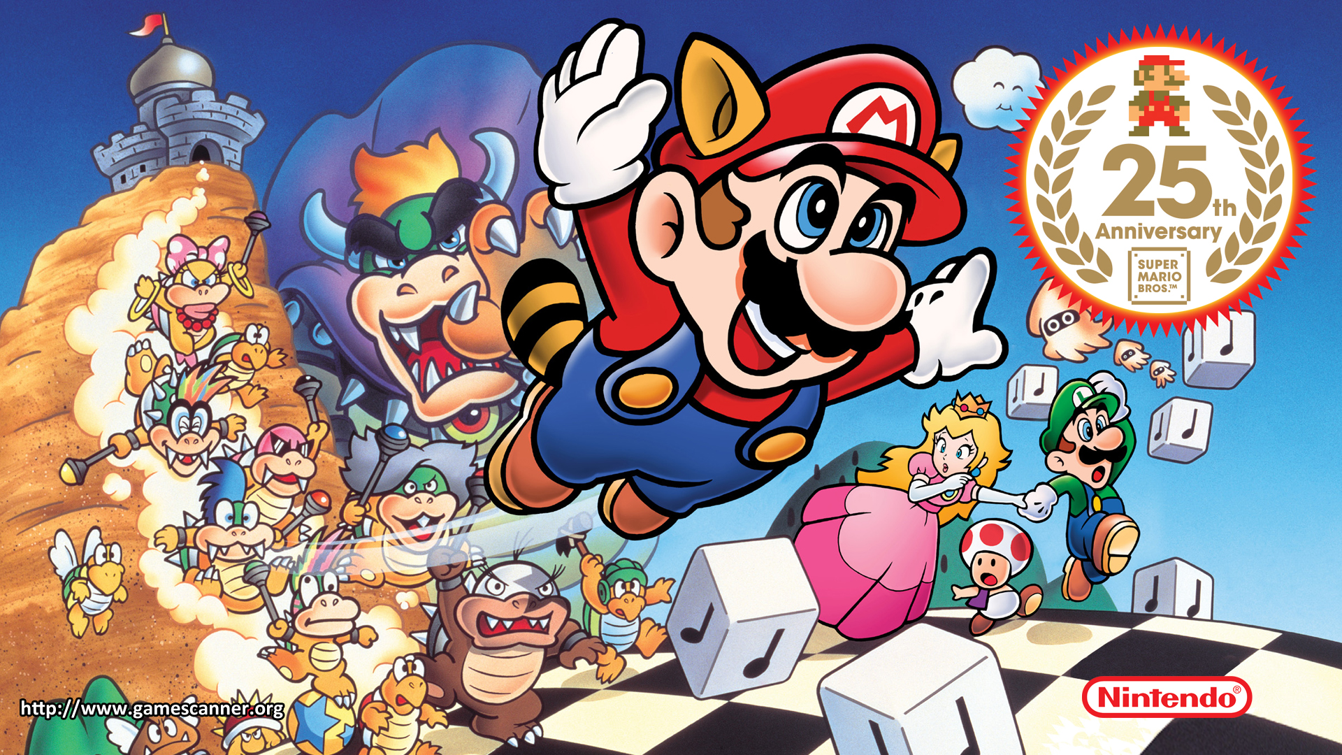 Games Mario Super Bros Luigi Bowser HD Wallpaper