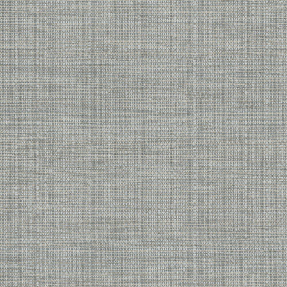 Chesapeake Kent Grey Grasscloth Wallpaper Sample