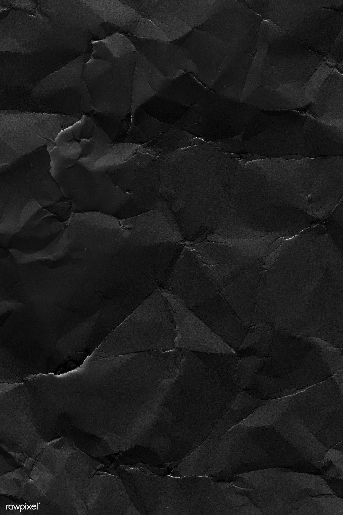 Premium Image Of Crumpled Black Paper Textured Background By Wallpaper