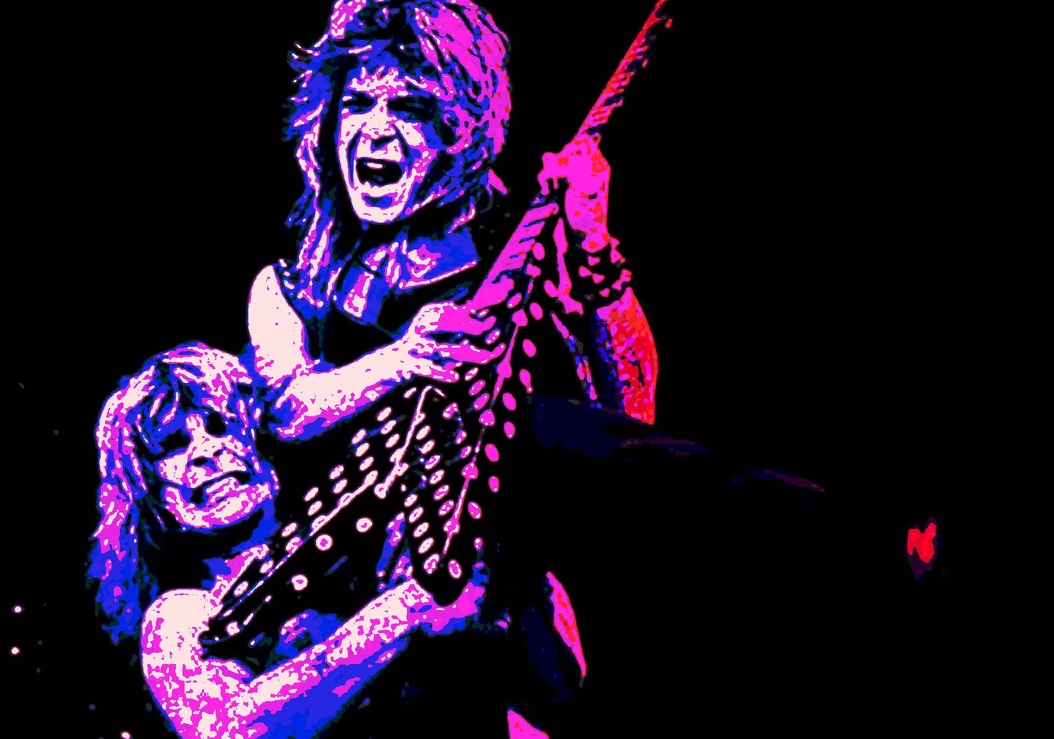 Rhoads Ozzy Osbourne Heavy Metal Randy Guitar Concert Wallpaper