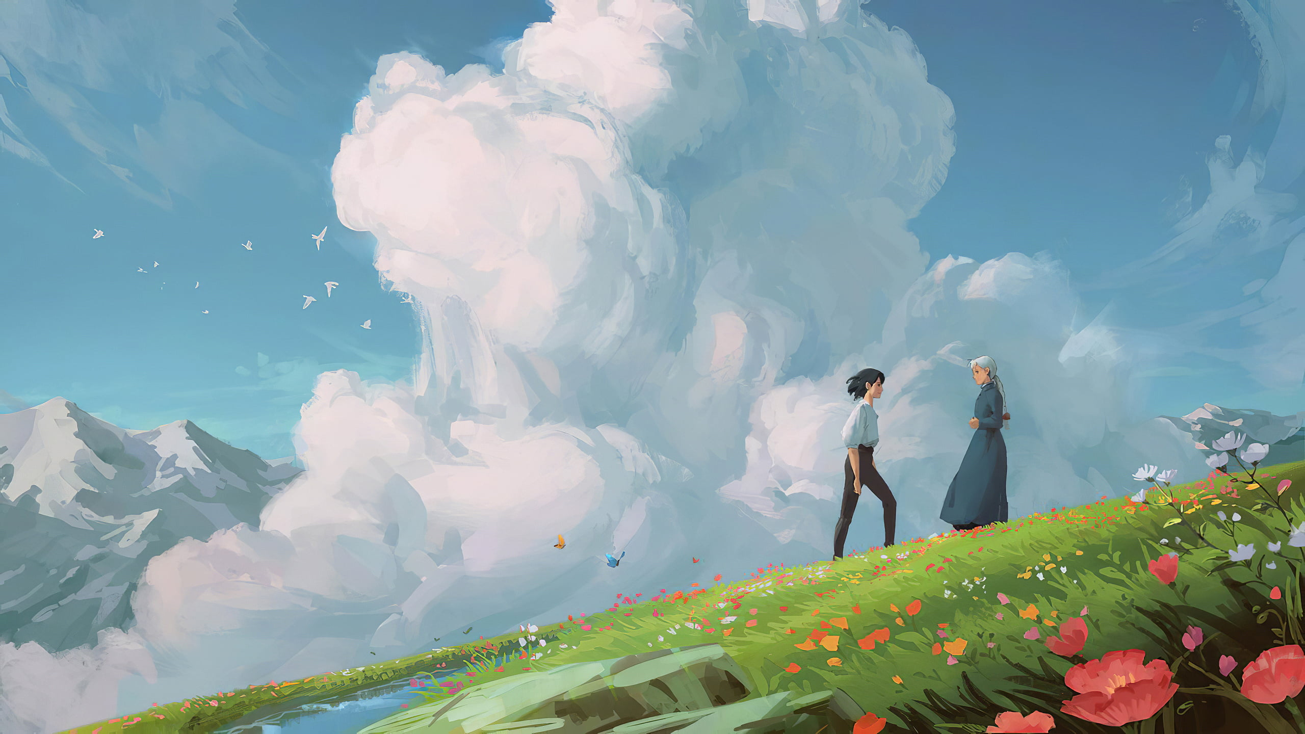 Sophie And Howl Wallpaper Hatter Pendragon
