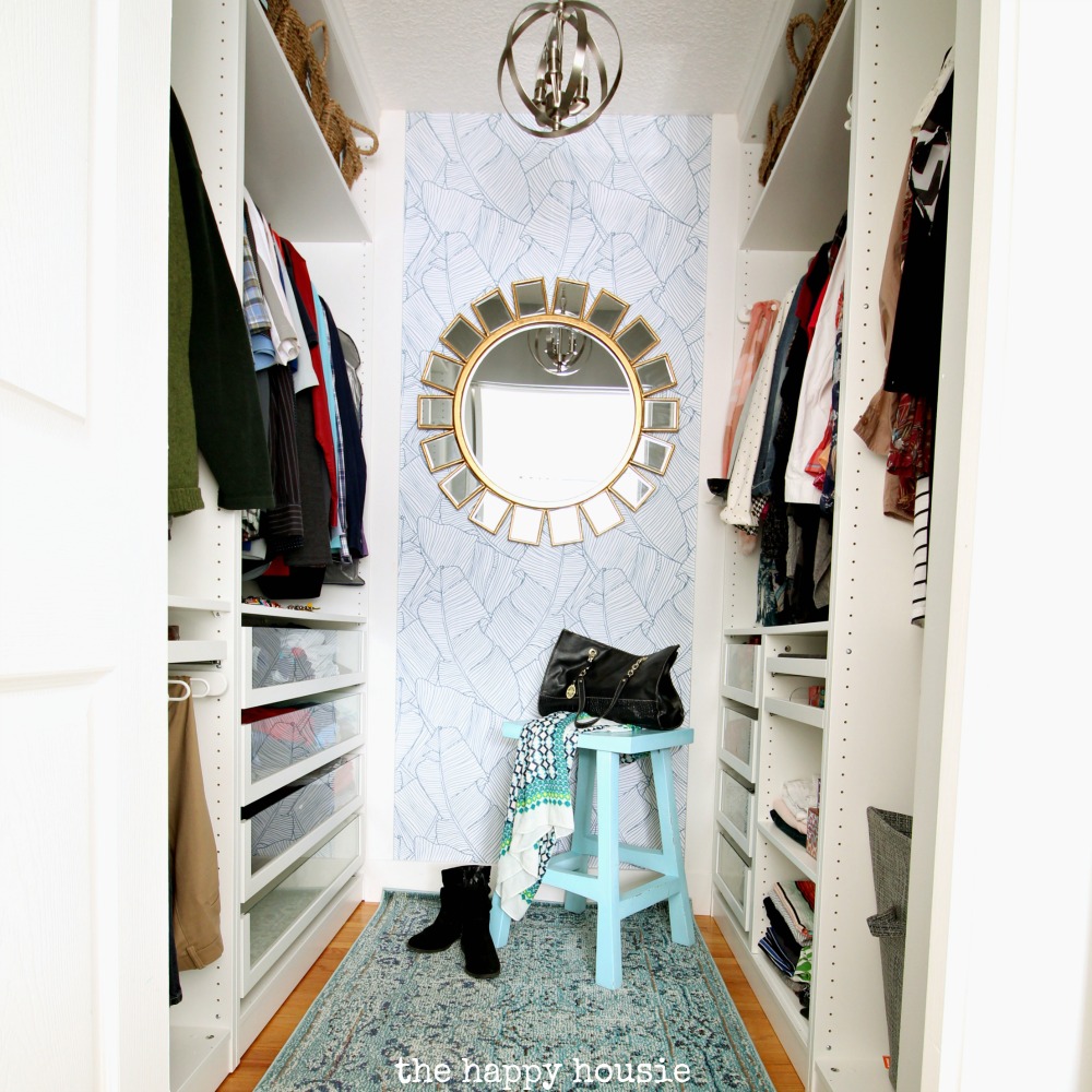 Small Walk In Closet Makeover Reveal With Ikea Pax Removable