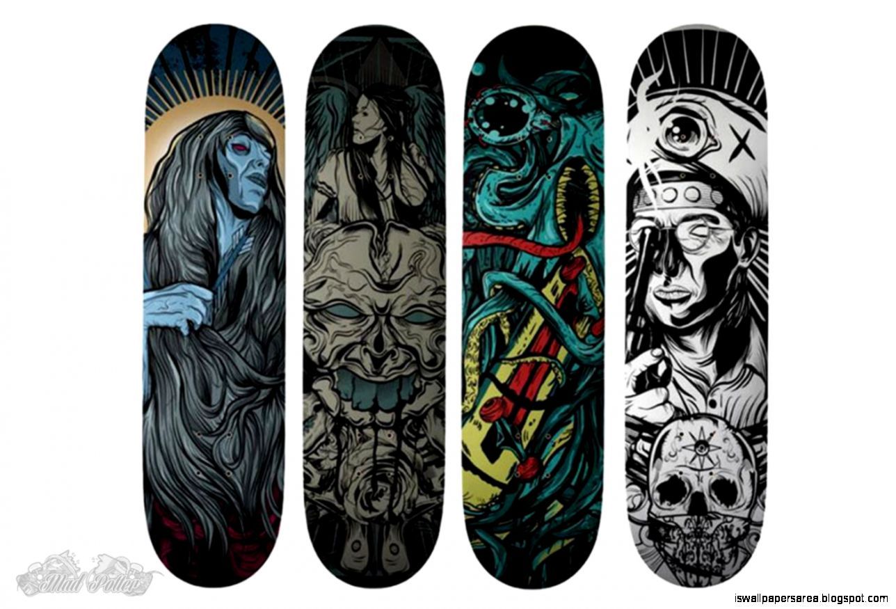 Skateboard Decks Wallpaper On