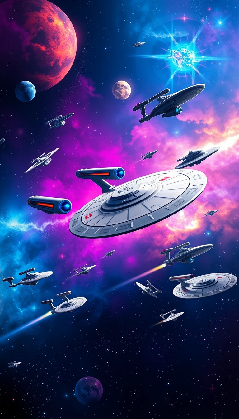 Star Trek Starships Wallpaper