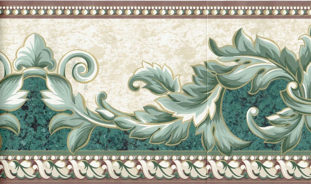Crown Moulding Victorian Wallpaper Border Wall Decor