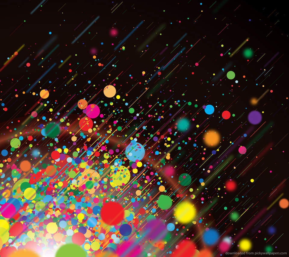 Colorful Splash Wallpaper For Sony Ericsson Xperia Neo