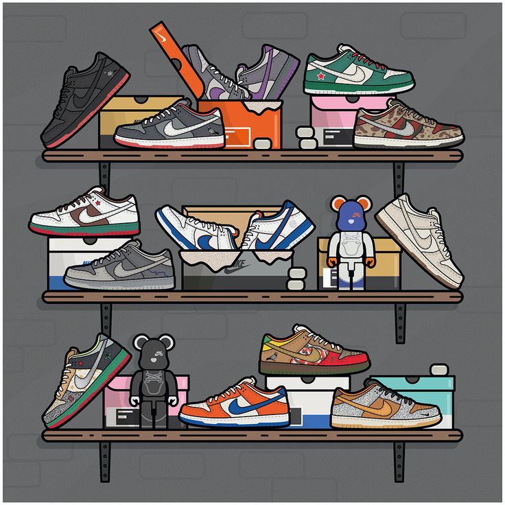 Nike Dunk Collections On Sneakers Wallpaper Cool
