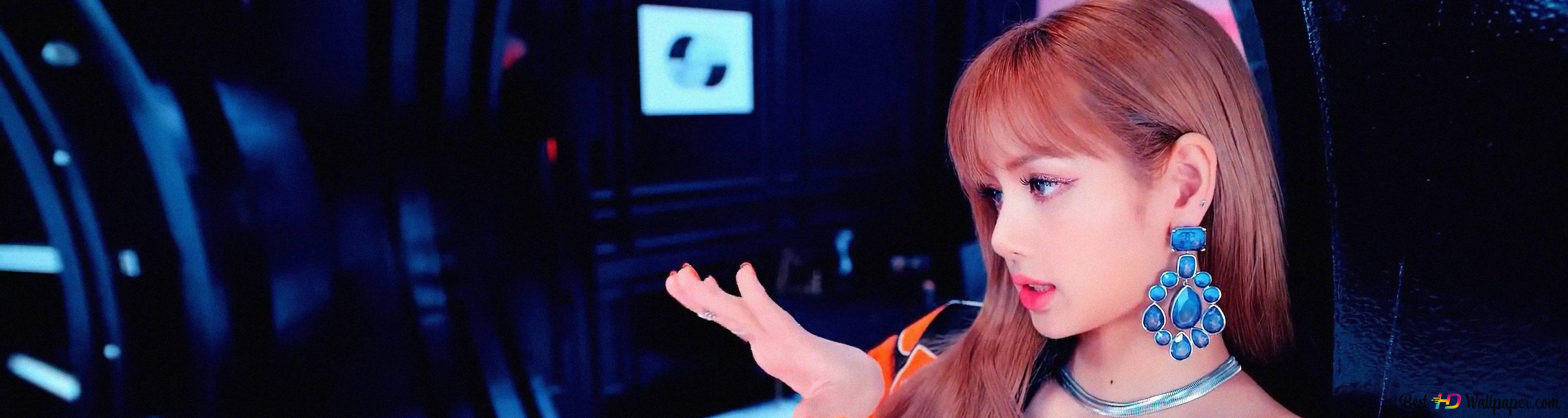 Lalisa Manoban Colorful Pose 4k Wallpaper