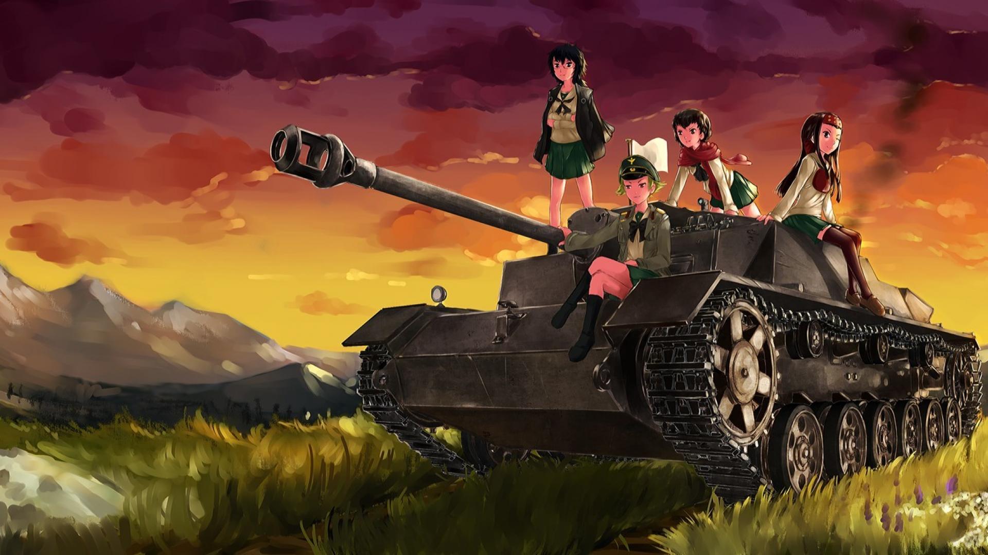 Tanks girls und panzer wallpaper 66622 1920x1080