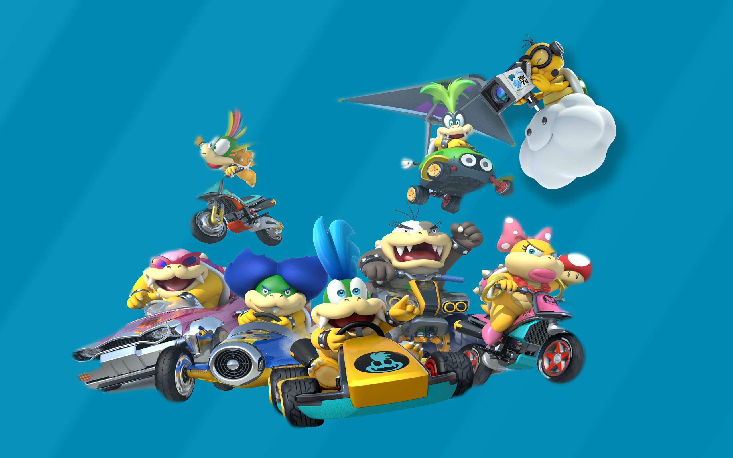 Fanart The Koopalings Race To Your Screen In This Mario Kart