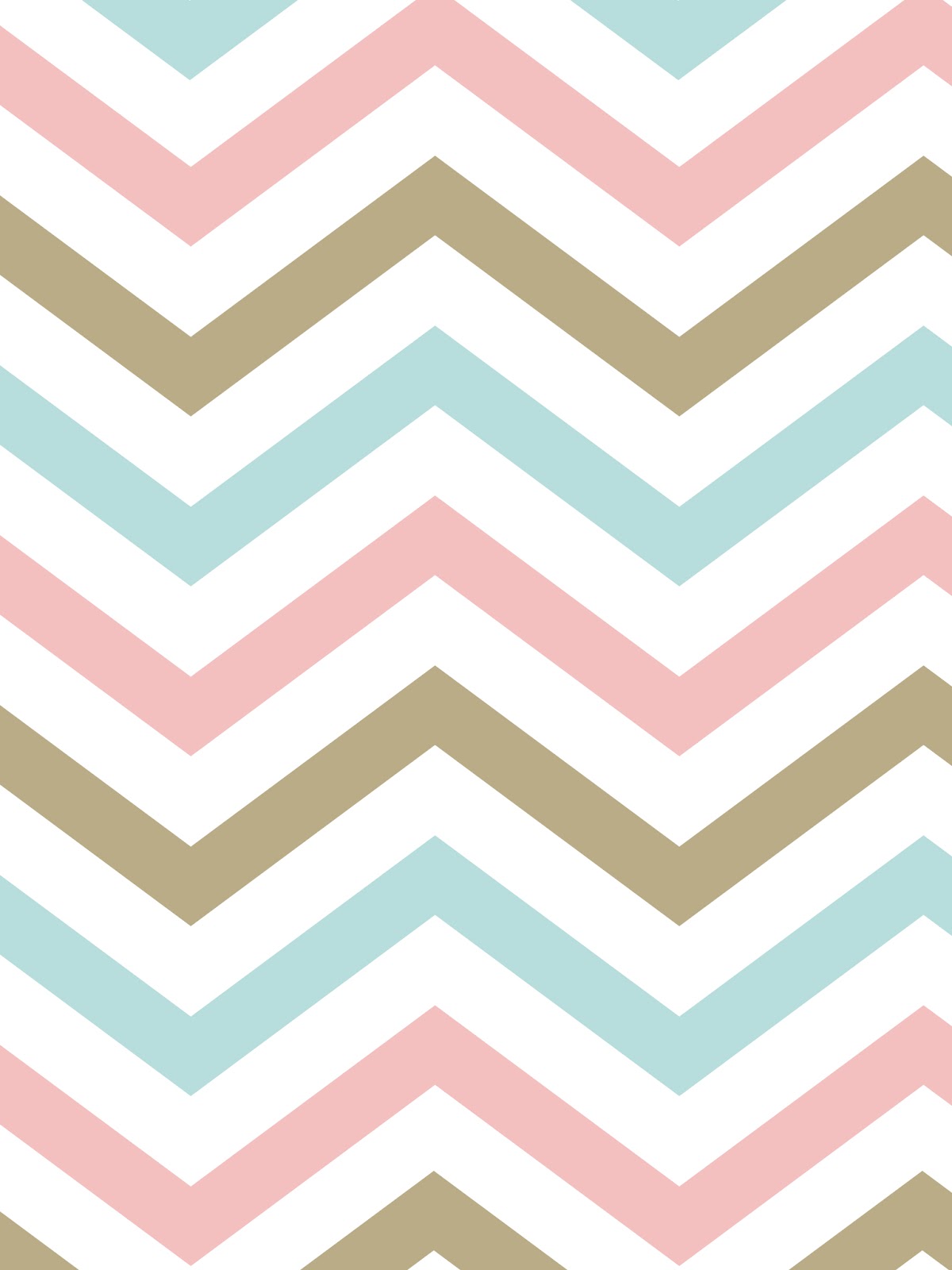 Pink And Blue Chevron Wallpaper W