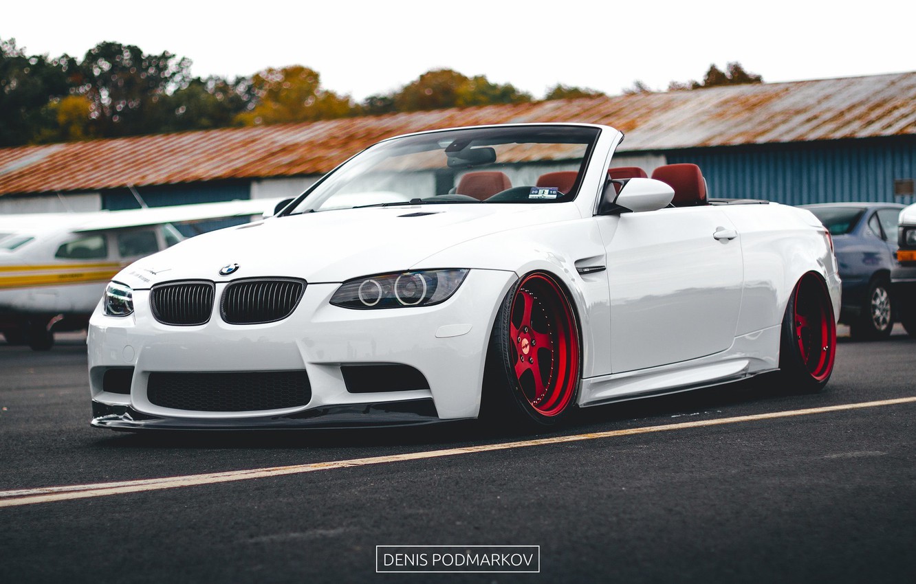 Wallpaper Bmw Turbo Red White Tuning Coupe Power Cabrio