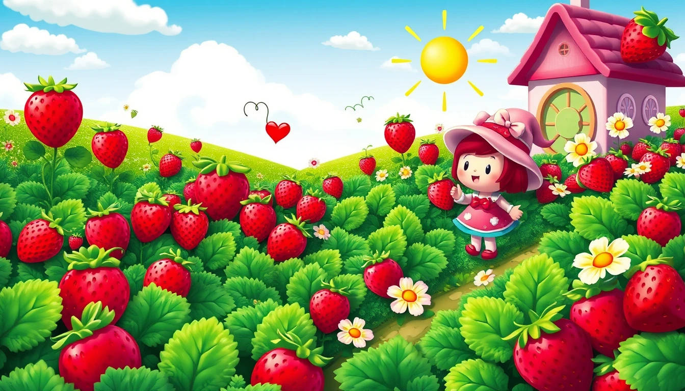 Wallpaper Strawberry Shortcake