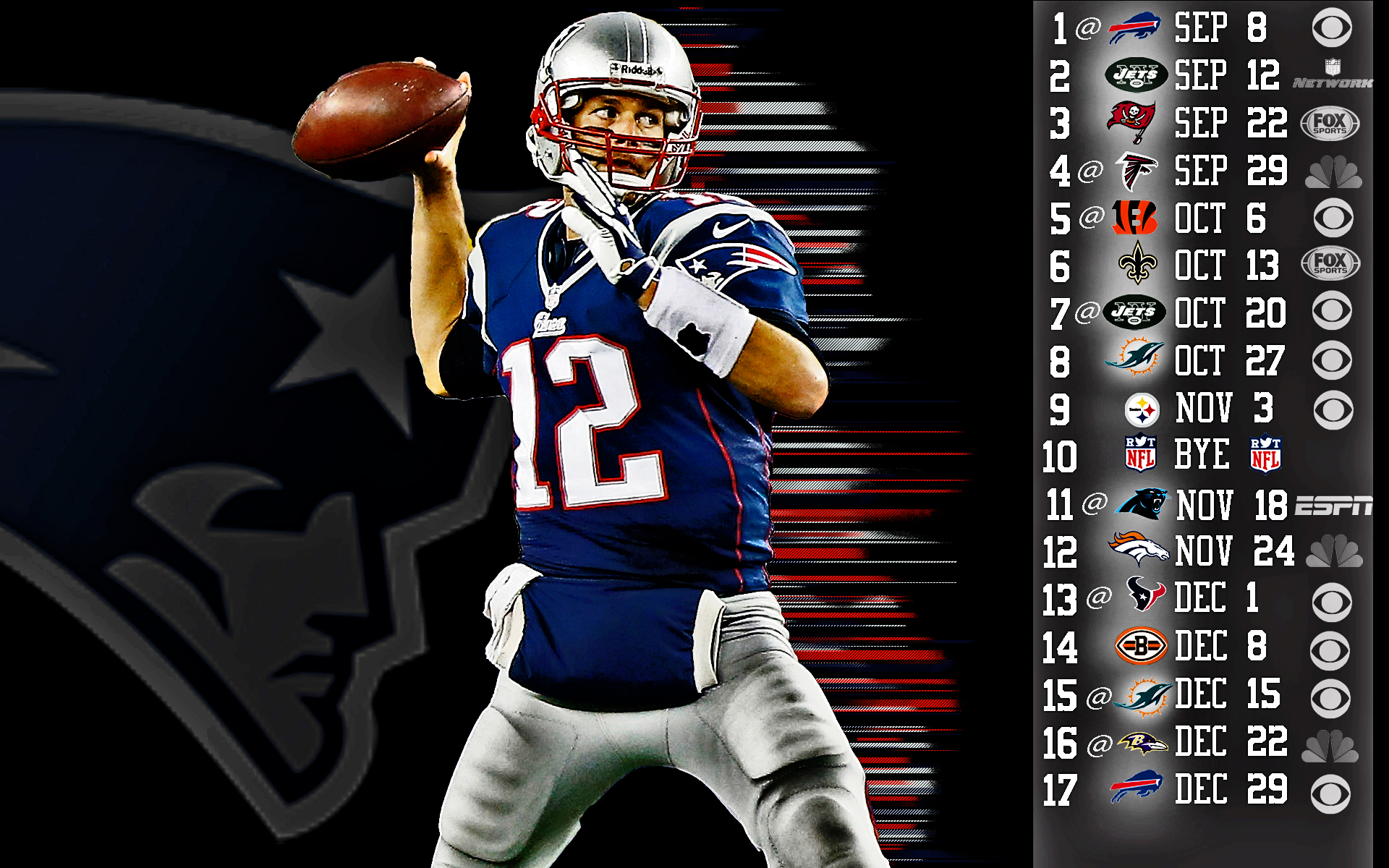 Tom Brady Patriots Player HD Wallpaper