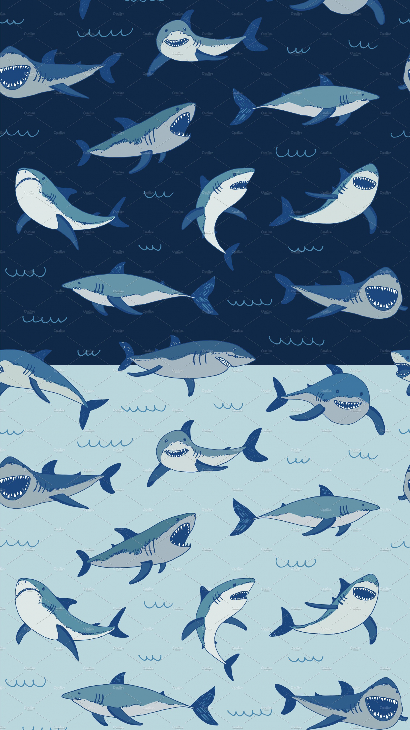 Shark Background Illustration