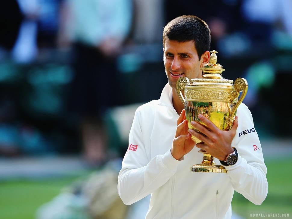 Novak Djokovic Wimbledon Winner Wallpaper Sports