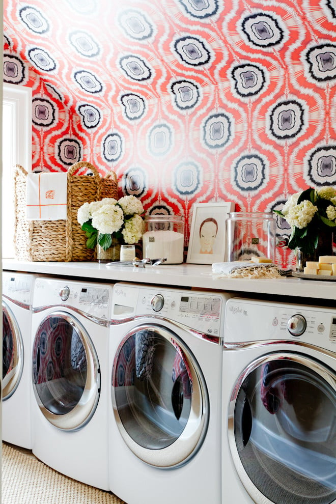 Free Download Laundry Room Wallpaper Feature Wall Decorating [660x990 ...