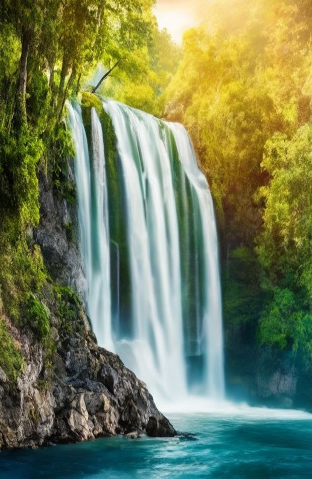 Waterfall Wallpaper With Sound