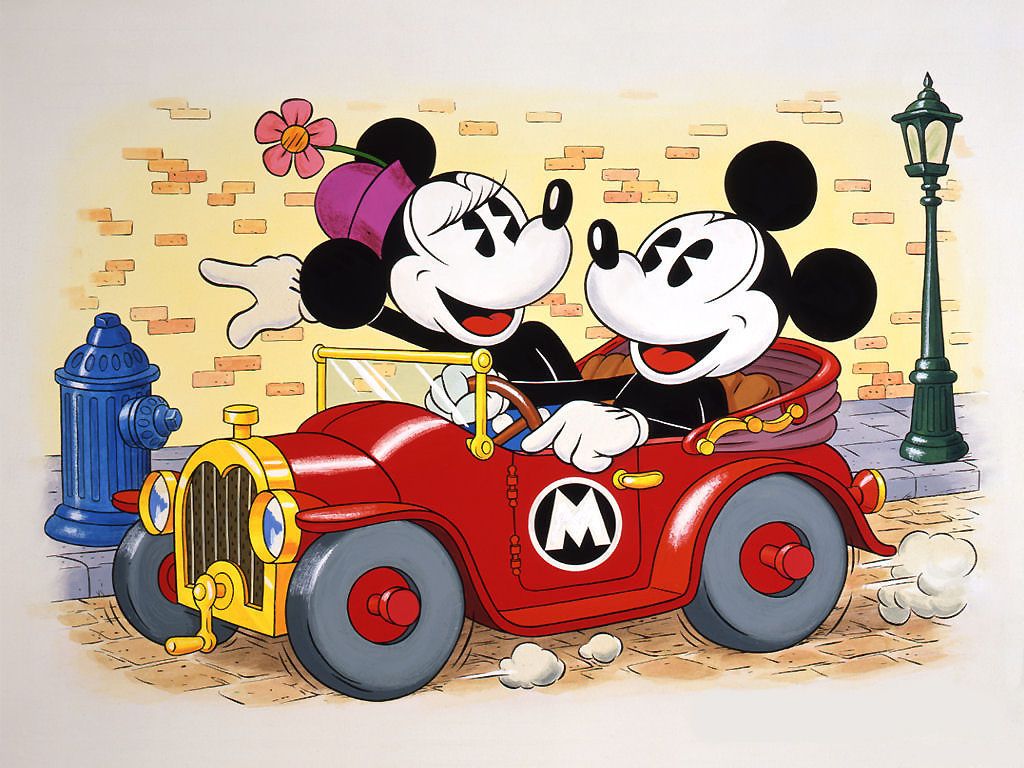 Minnie And Mickey Mouse Wallpaper