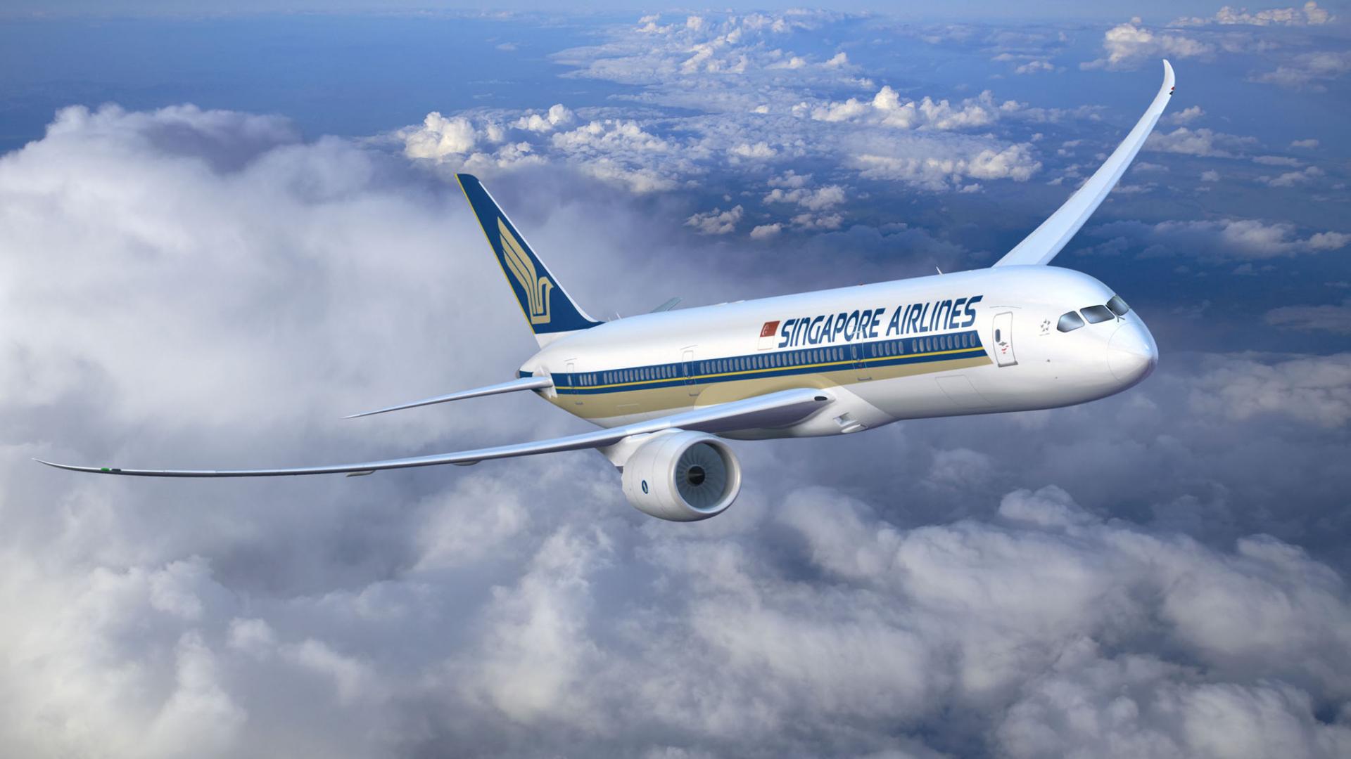 Wallpaper Boeing Singapore Airlines X HDtv