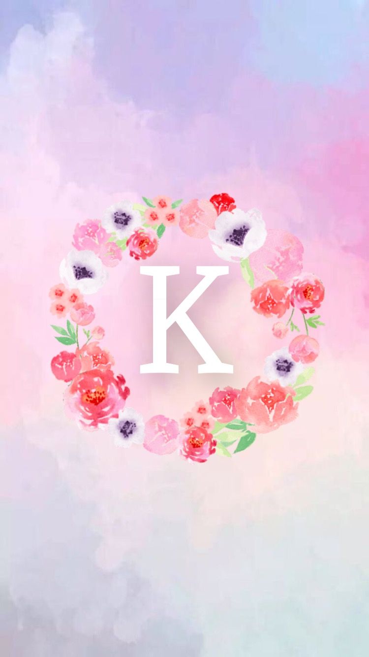 Letter K Wallpaper Pink iPhone Pretty