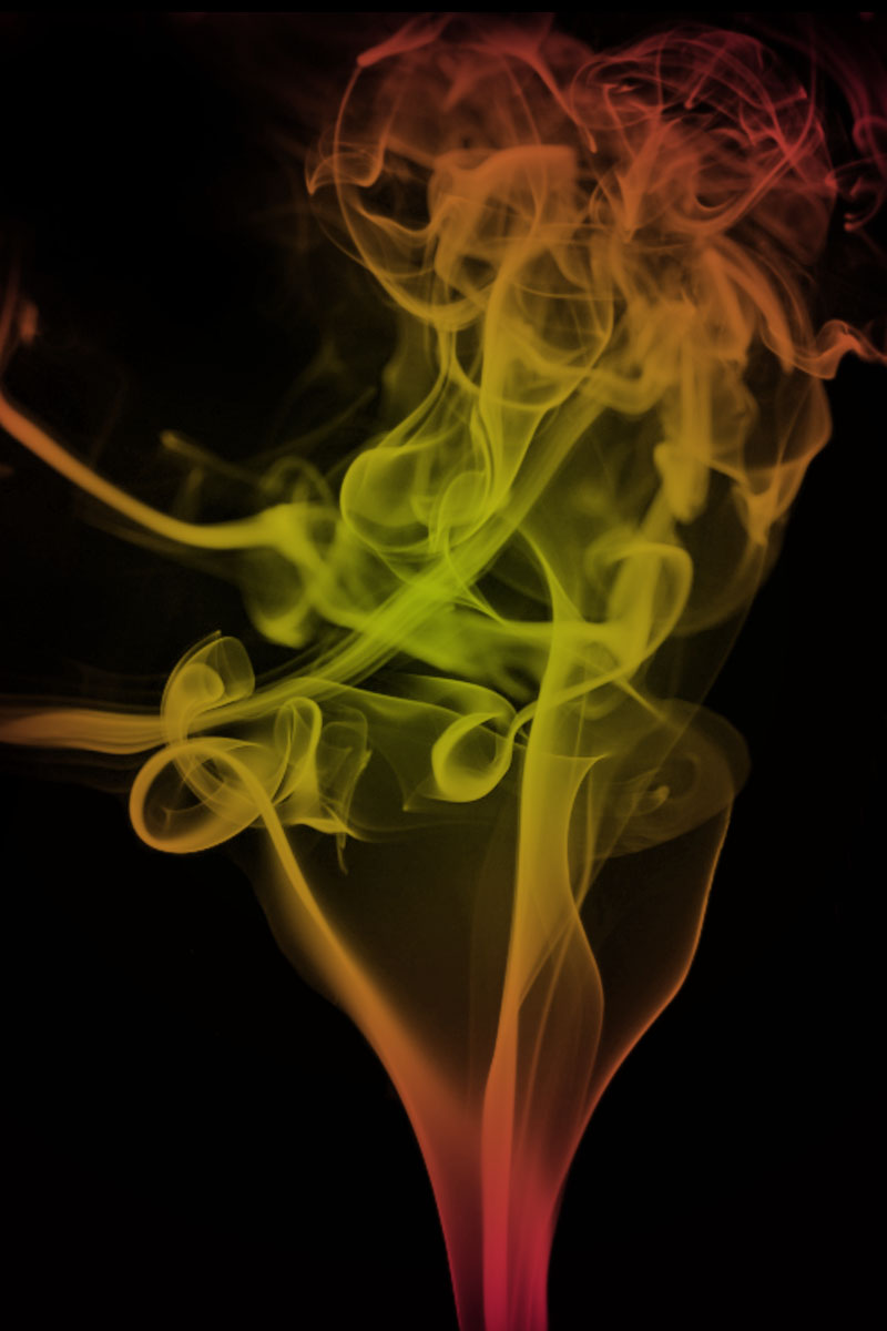 Rasta Colored Smoke Wallpaper By Blaksoulx