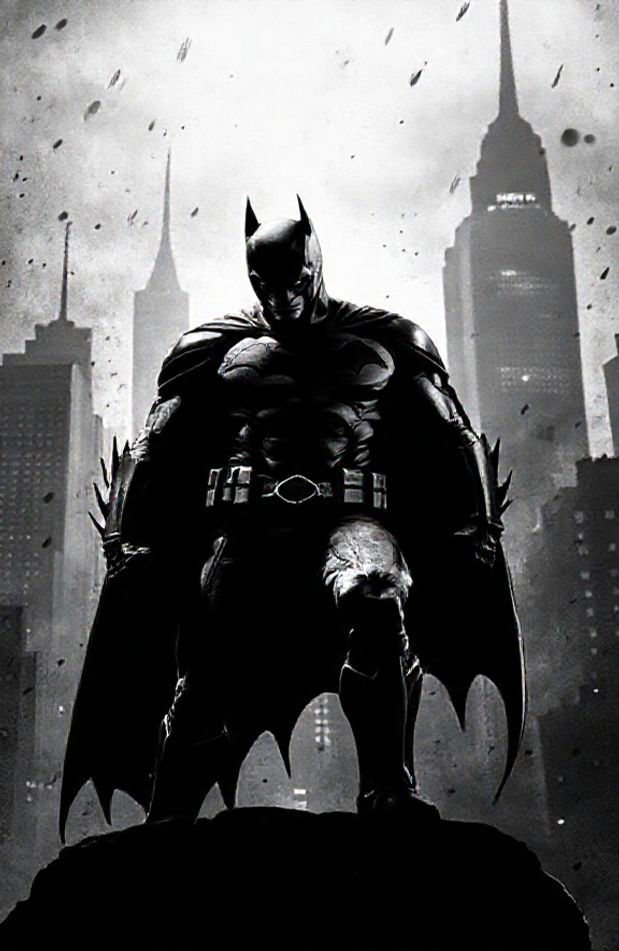 Black And White Batman Wallpaper