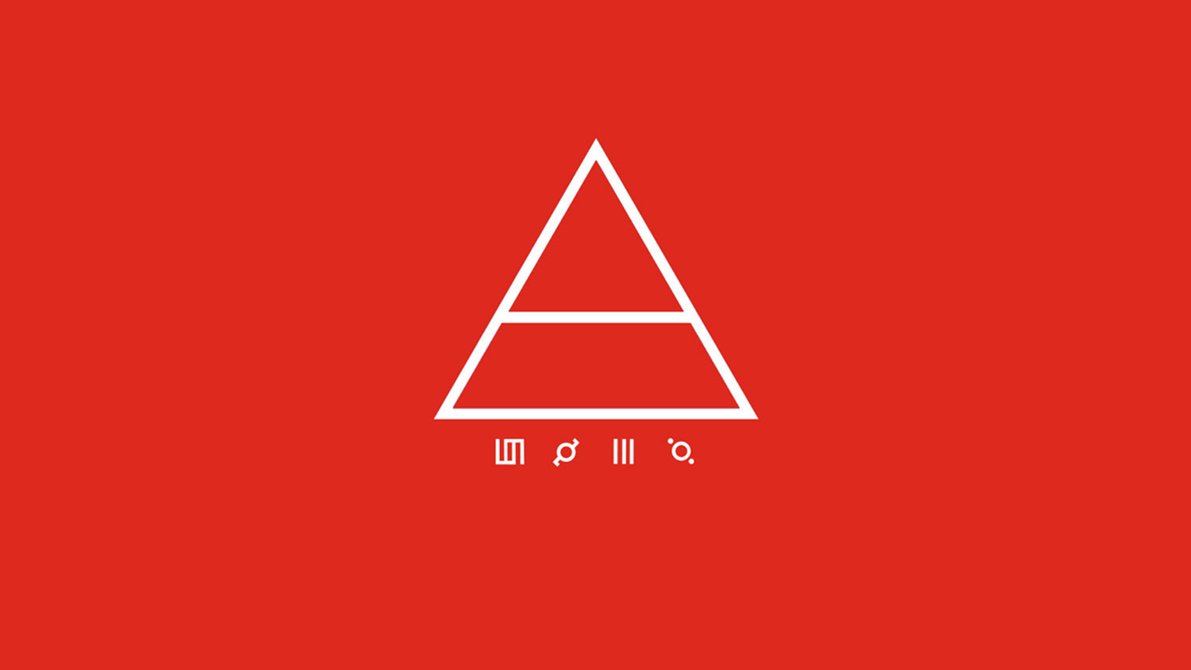 Seconds To Mars Triad Background Red By Curtisw800i