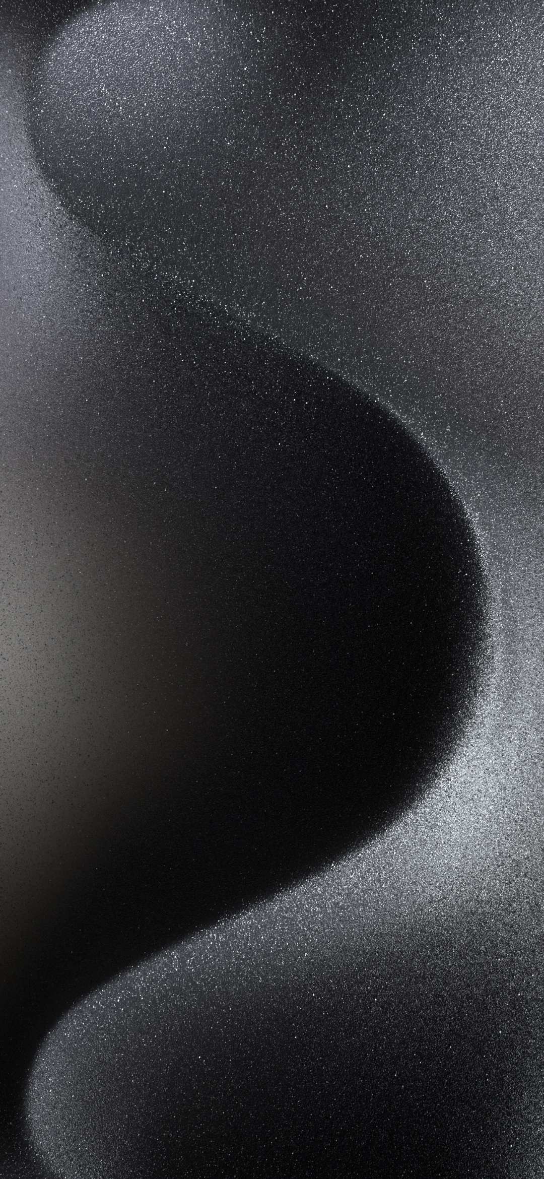 Abstract black and silver glitter texture background with curved shapes and shadows