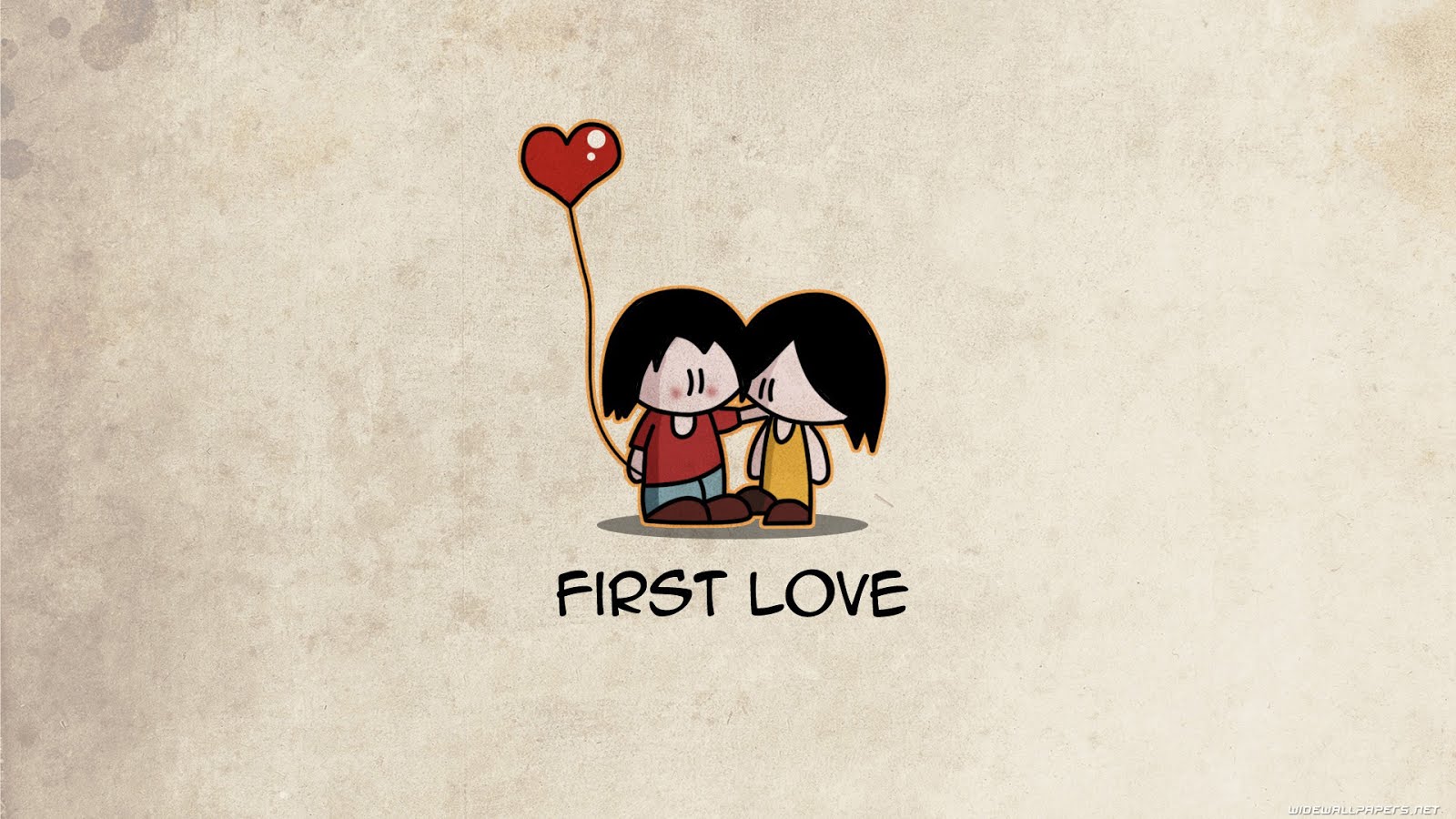 Love Is Cartoon Wallpaper Image