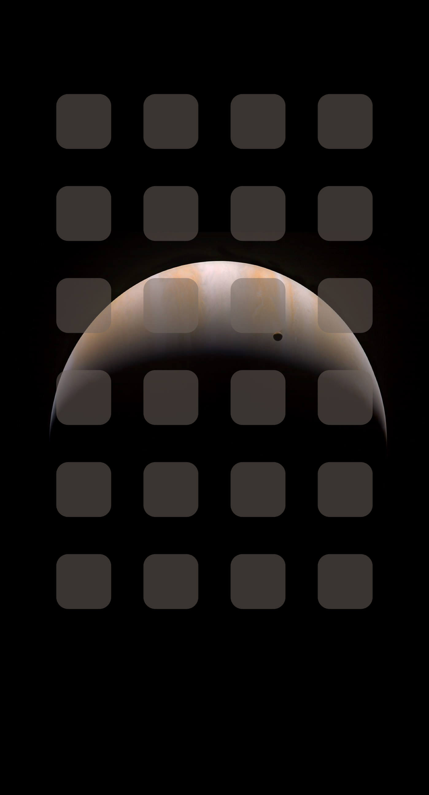 Space Pla Brown Shelf Wallpaper Sc iPhone7plus