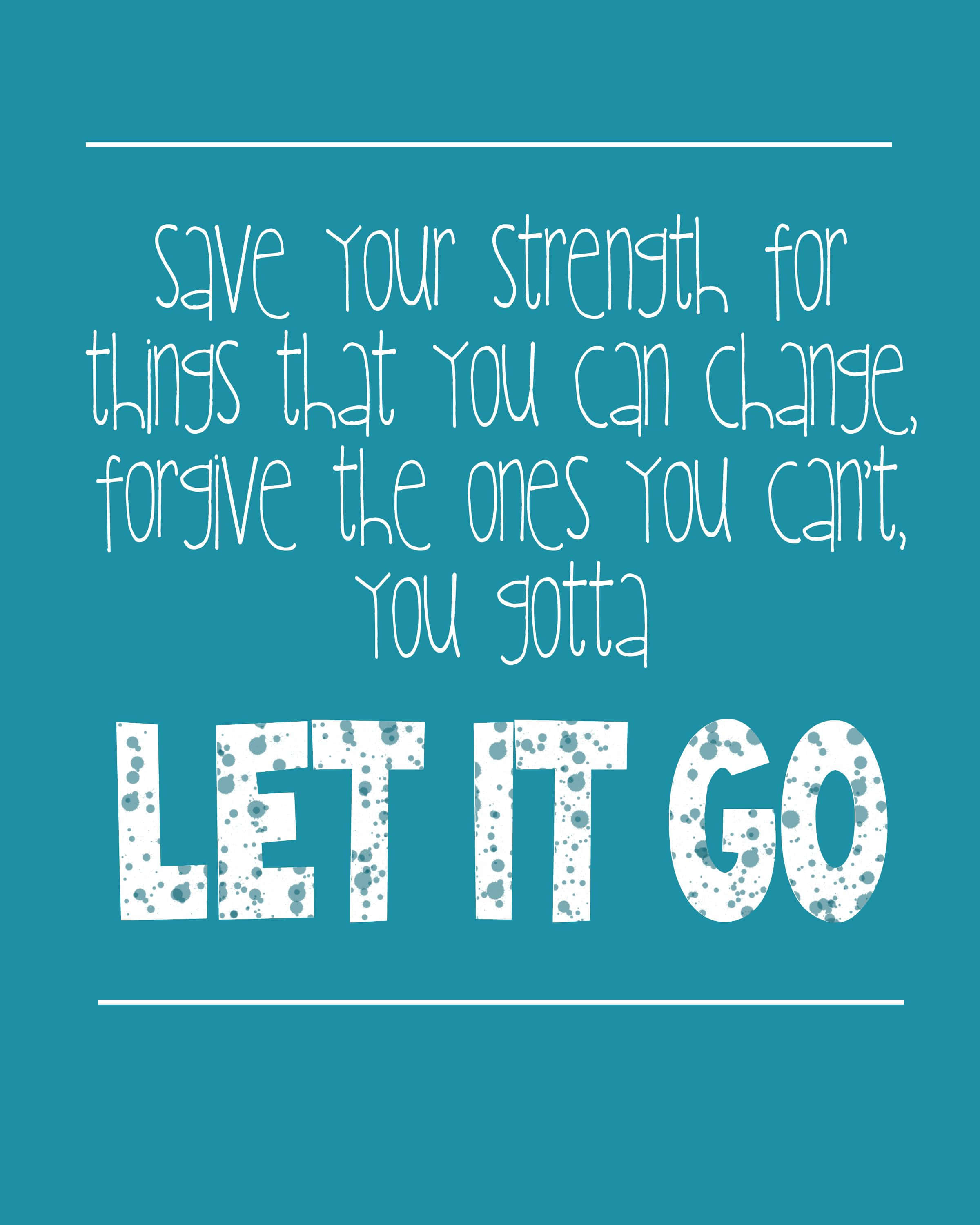 Let Go Hand Wallpaper