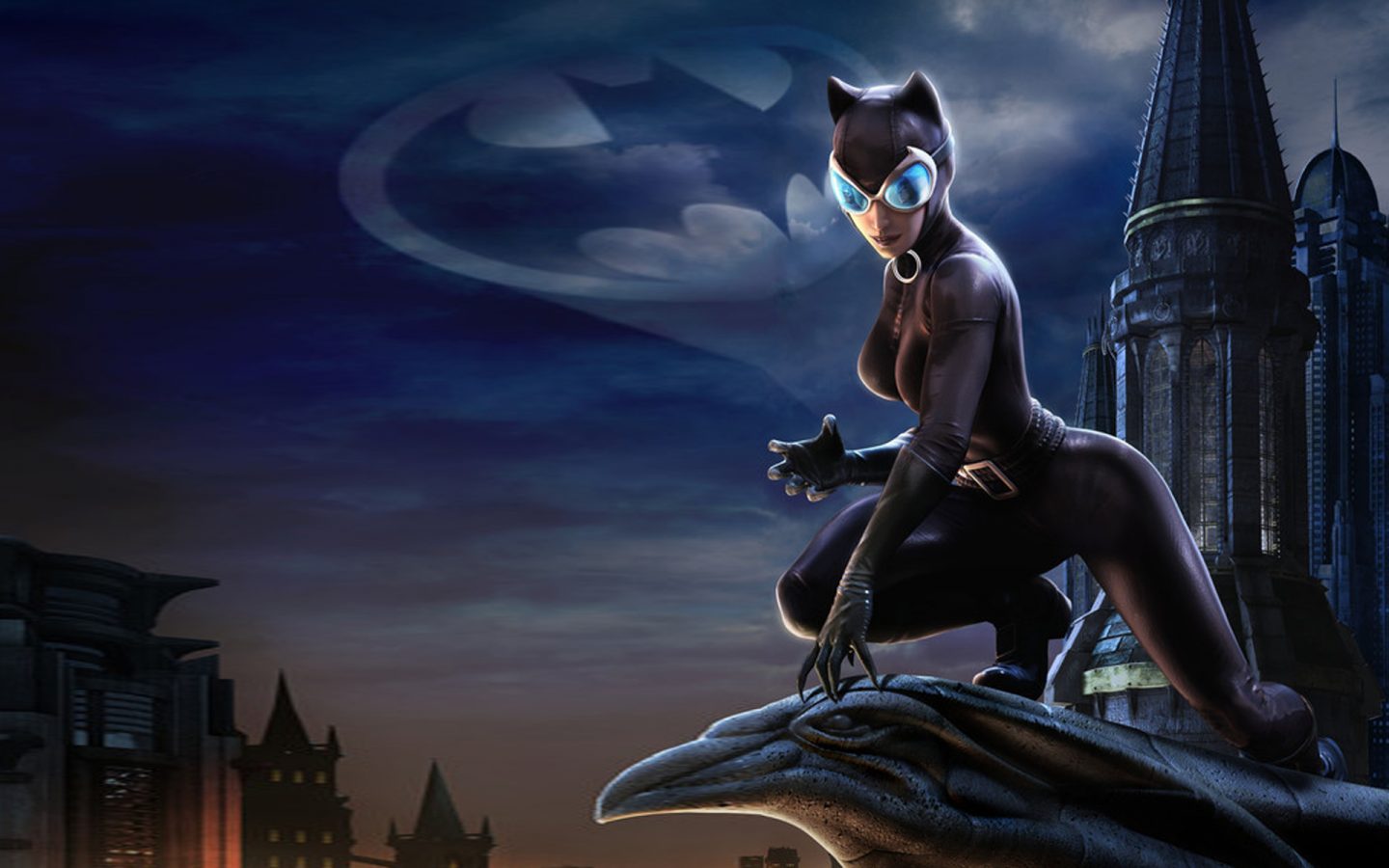 Catwoman Dc Universe Online Desktop Background